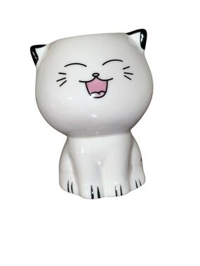 New cartoon-style cat succulent planter